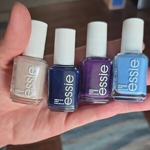 Essie Nail Polish Set - Blue, Purple, Beige